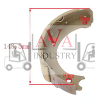 15783-62061, 1578362061 Колодка тормозная TCM FD50/60